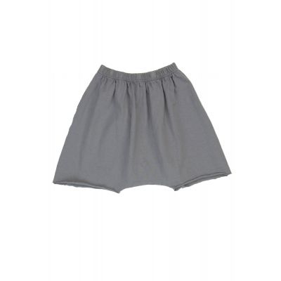 Heavy Cotton Shorts Gray-4Y