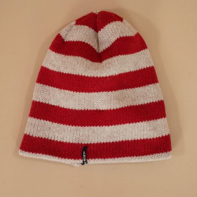 Striped Unisex Hat Red by Album di Famiglia-3M