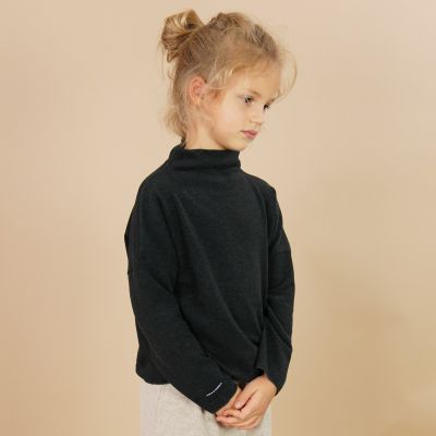 Unisex Sweatshirt Frankie Almost Black by Album di Famiglia