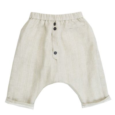 Baggy Shorts Pirone Beige Stripes-4Y