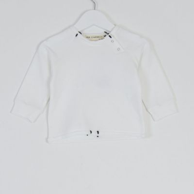 Baby Organic Cotton Pullover Luli Off-White by Anja Schwerbrock
