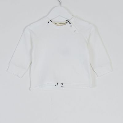 Baby Organic Cotton Pullover Luli Off-White by Anja Schwerbrock-3M
