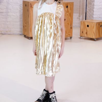 Dress Ama Gold by Anja Schwerbrock-4Y