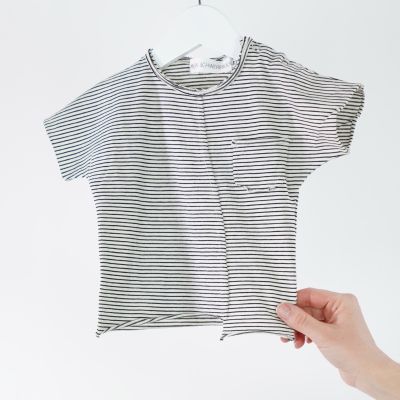 Unisex Baby T-Shirt Bedo Thin Stripes by Anja Schwerbrock