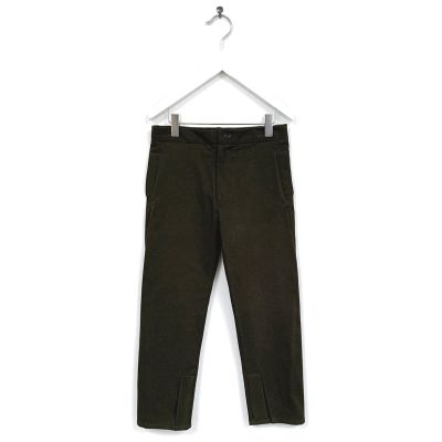 Unisex Fitted Trousers Polomi Forest Green by Anja Schwerbrock