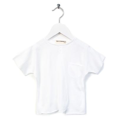 Unisex Baby T-Shirt Bedo Soft White by Anja Schwerbrock-12M