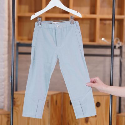 Unisex Trousers Polomi Surf Green by Anja Schwerbrock