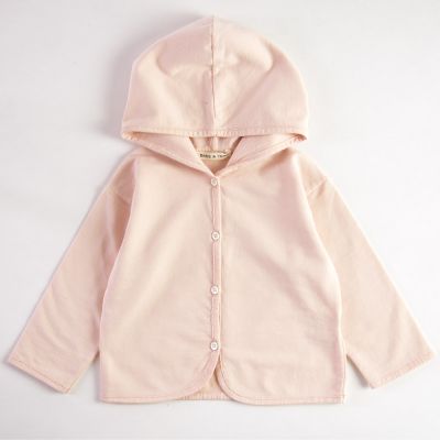 Baby Hooded Cardigan Light Pink by Babe & Tess-3M