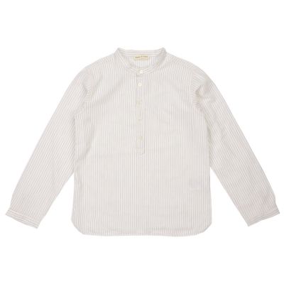 Baby Long Sleeved Shirt Blue Striped by Babe & Tess