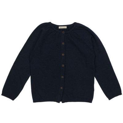 Baby Woolen Cardigan Navy Blue by Babe & Tess