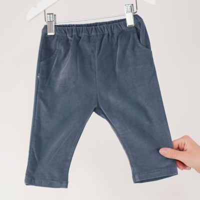 Baby Baggy Cord Pant Azur by Babe & Tess