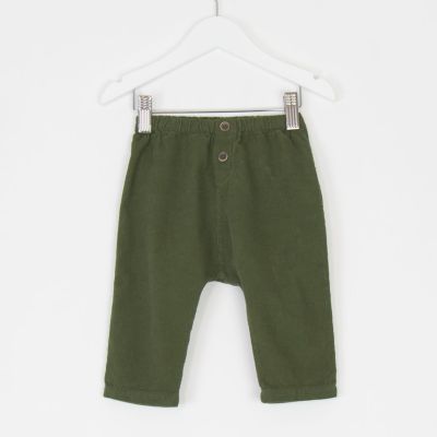 Baby Corduroy Pants Green by Babe & Tess