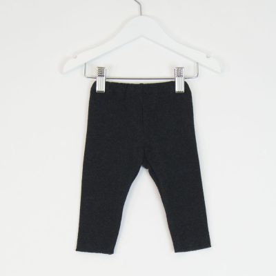 Baby Soft Jersey Leggings Anthracite by Babe & Tess