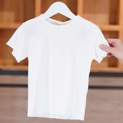 Luna T-Shirt White by Babe & Tess-4Y