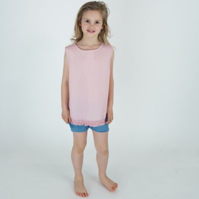 Sleeveless Top Pink by Babe & Tess