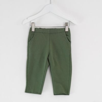 Soft Jersey Slow Baby Pant Forest by Babe & Tess