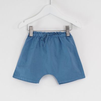 Thin Cotton Baby Shorts Blue Sky by Babe & Tess