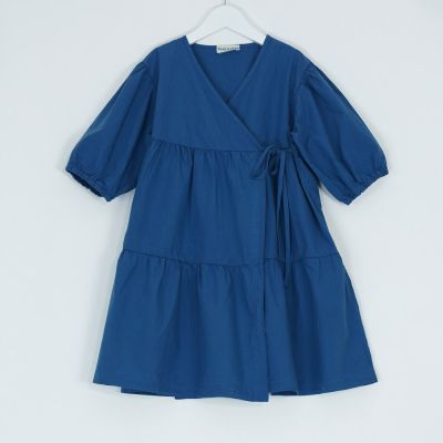 Wrap Dress Emma Summer Blue by Babe & Tess-4Y