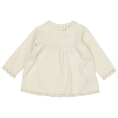 Baby Jersey Top with Lace Details by Babe & Tess