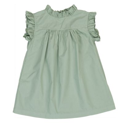 Baby Light Summer Dress Light Green by Babe & Tess-6M