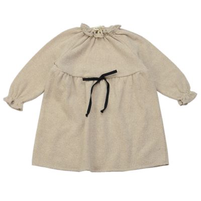 Soft Jersey Mini Baby Dress Natural by Babe & Tess-3M