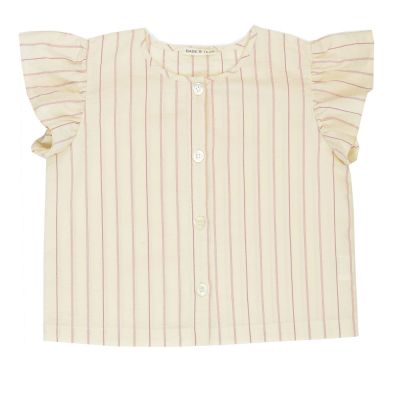 Striped Blouse Antique Rose by Babe & Tess