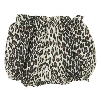 Baby Bloomers with Leopard Print by Babe & Tess-3M