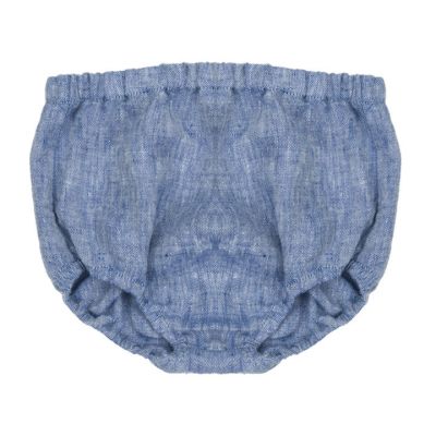 Baby Linen Bloomer Blue by Babe & Tess