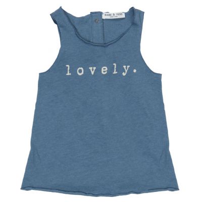 Baby Tank Top Lovely By Babe & Tess