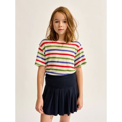 Linen T-Shirt Mio Multicolored Stripes by Bellerose