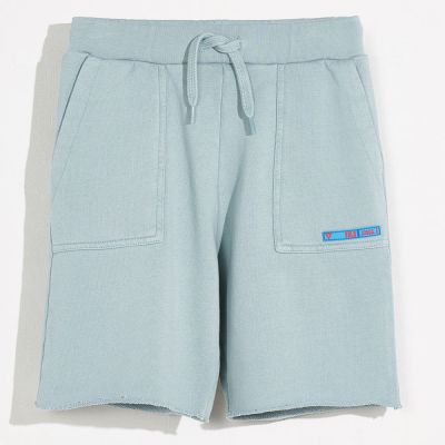 Soft Jersey Shorts Flos Rain Blue by Bellerose-4Y