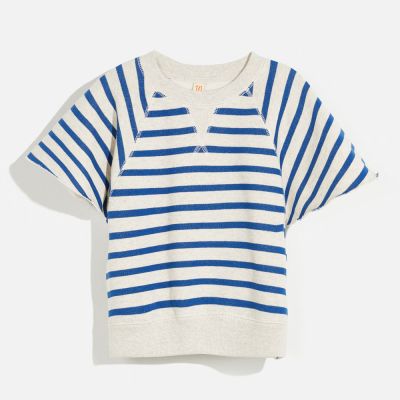 Sweatshirt Fades Blue Stripes by Bellerose