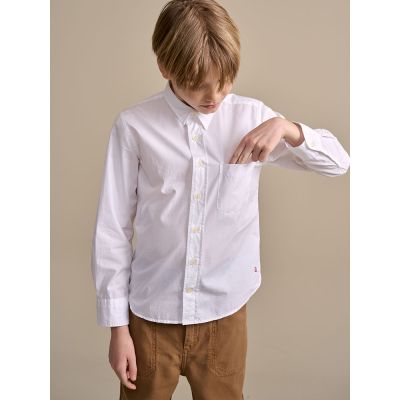 Thin Cotton Shirt Ganix White by Bellerose