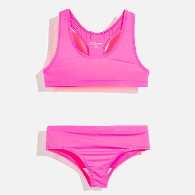Two Piece Bikini Swimmy Fluo Pink by Bellerose