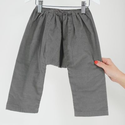 Baby Cord Trousers Linum Dove Grey by Caramel
