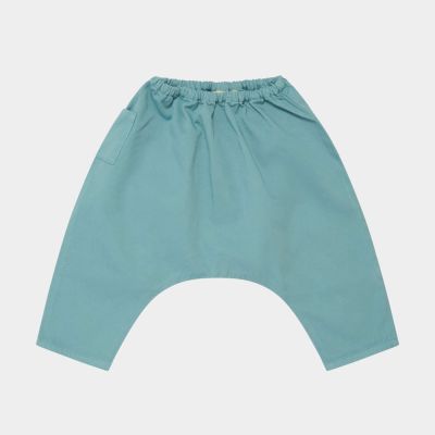 Baby Trousers Ficus Turquoise Twill by Caramel
