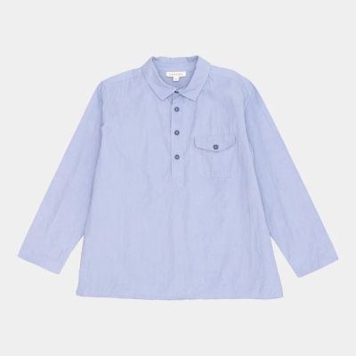 Shirt Elbert Slate Blue by Carame-4Y