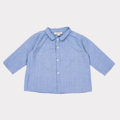 Baby Shirt Crocus Cornflower Blue by Caramel-18M