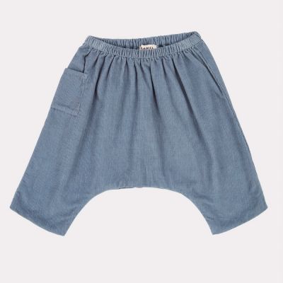 Baby Cord Trousers Crow Steel Blue by Caramel
