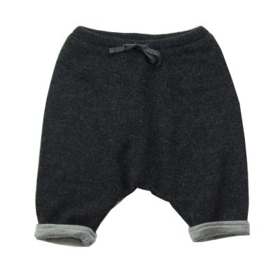 Baby Wool Trousers Parakeet Charcoal by Caramel-3M
