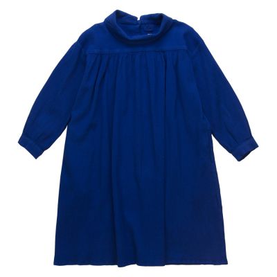 Long Dress Magma Rib Blue by Morley-4Y