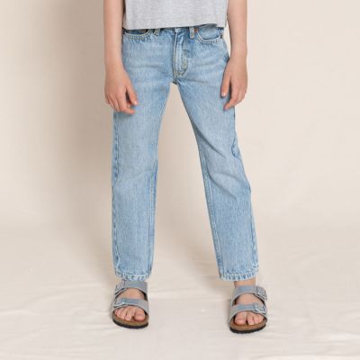 High Waisted Jeans Cher Bleached Blue by Finger in the Nose