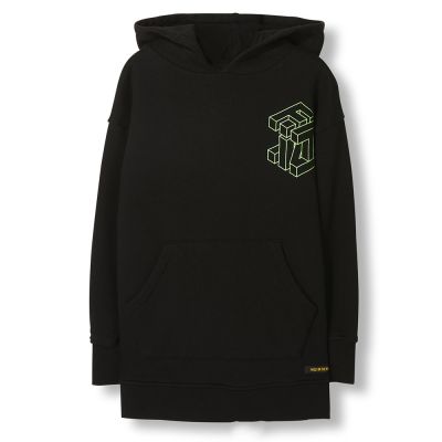 Hoodie Yankton Black Cube by Finger in the Nose