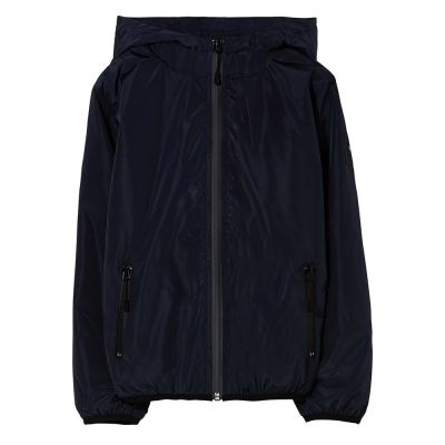 Rain Jacket Buckley Navy Blue by Finger in the Nose-4/5Y