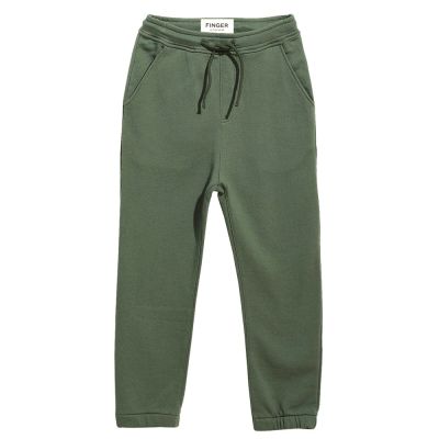 Jogging Pants Camp Green Khaki by Finger in the Nose-4/5Y