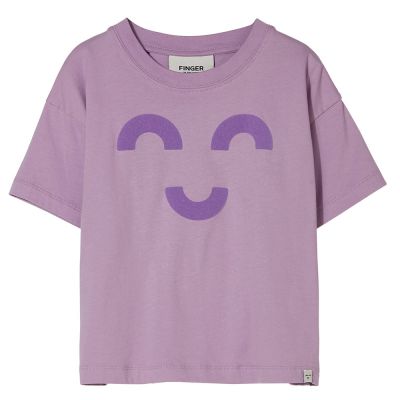T-Shirt Queen Purple Macaroni by Finger in the Nose-4/5Y