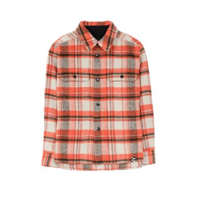 Woolen Shirt New Dusk Red CHeckers by Finger in the Nose-4/5Y