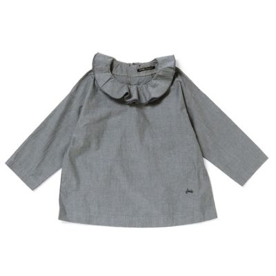 Typewriter Cloth Blouse Grey by Fith