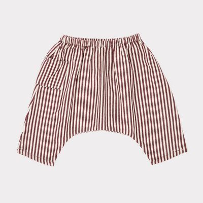 Baby Trousers Fluke Brown/Ecru Stripes by Caramel