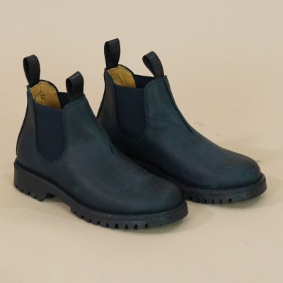 Leather Boots Rai Blue by Gallucci